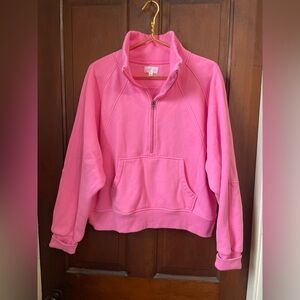 Bad Habit women's extra large pink pullover sweatshirt